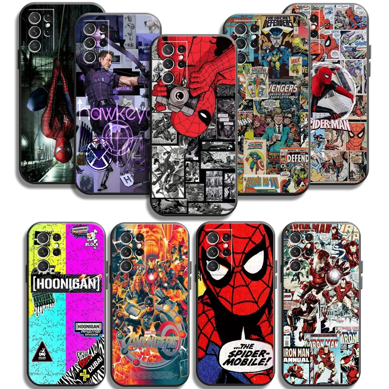

Marvel Iron Man Phone Cases For Samsung Galaxy A31 A32 A51 A71 A52 A72 4G 5G A11 A21S A20 A22 4G Funda Coque Carcasa Back Cover