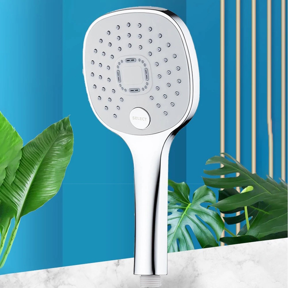 

3 Modes With On Off Switch Water Saving Shower Head High Pressure Handheld Spray