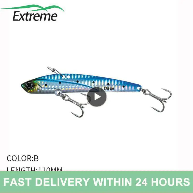 

Goods For Fishing Remote Submerged Bait Vib Pencil Bionic Bait Long Throw Luya Fake Bait Fishing Goods 45g/110mm Artificial Bait