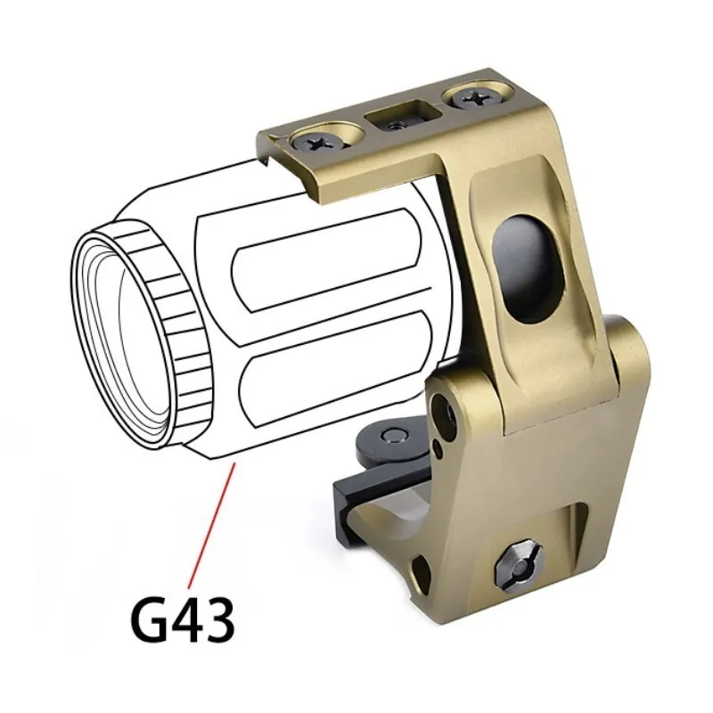 WADSN Тактическое крепление для увеличения с ЧПУ G43 G33 FAST FTC-AP оптическая стойка