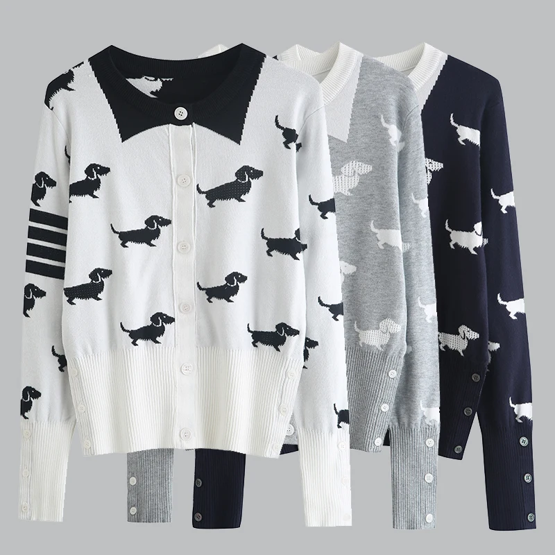 

Свитер 2022, корейский модный кардиган, женские топы Y2k, вязаные осенне-зимние свитера, одежда, кавайная одежда с длинным рукавом, гранж-фея