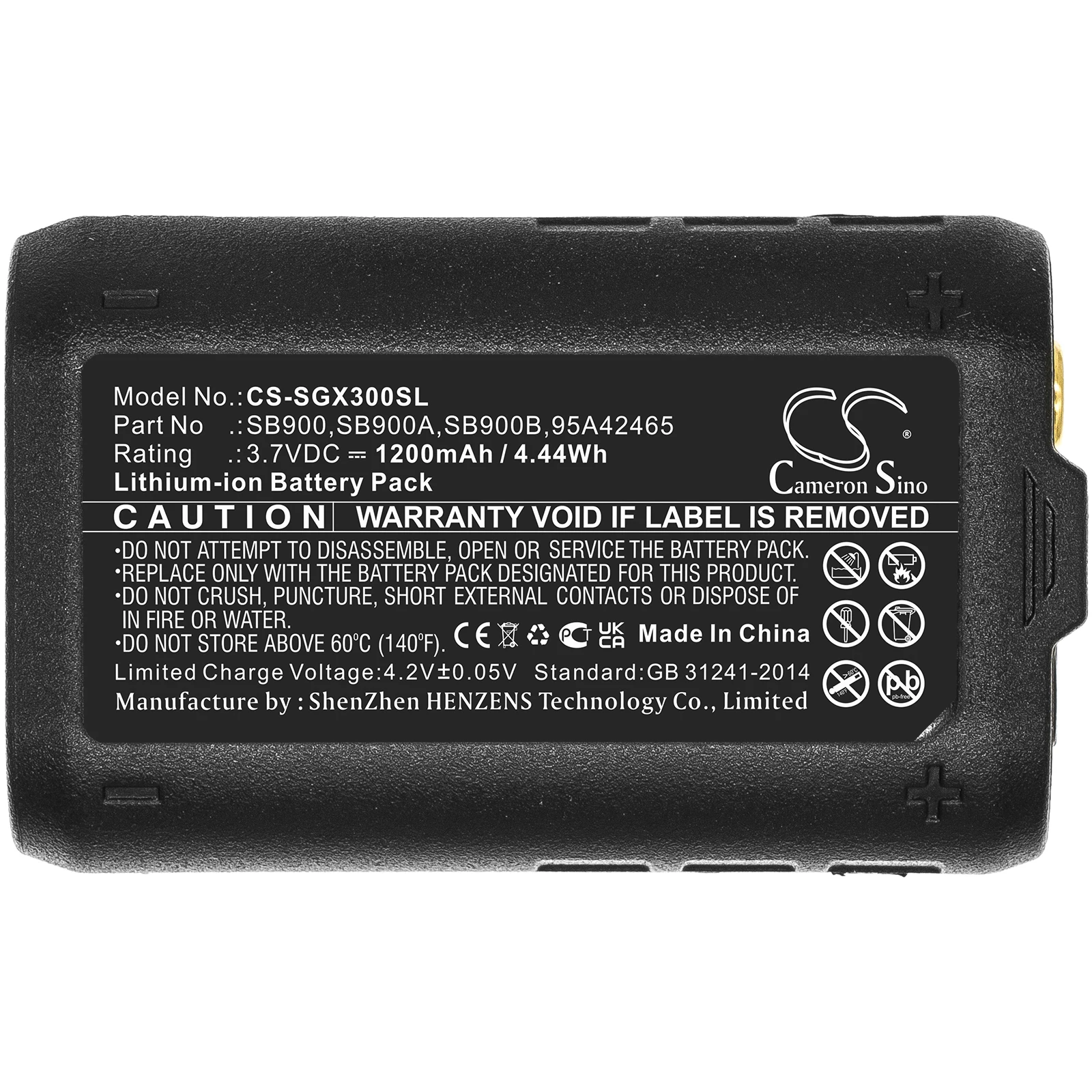 

Cameron Sino 1200mAh Battery SB900 for SHURE P9RA P10R UR5 P3RA ULXD2 ULXD1 PSM300 PSM900 PSM1000,ULX-D Digital Wireless Systems