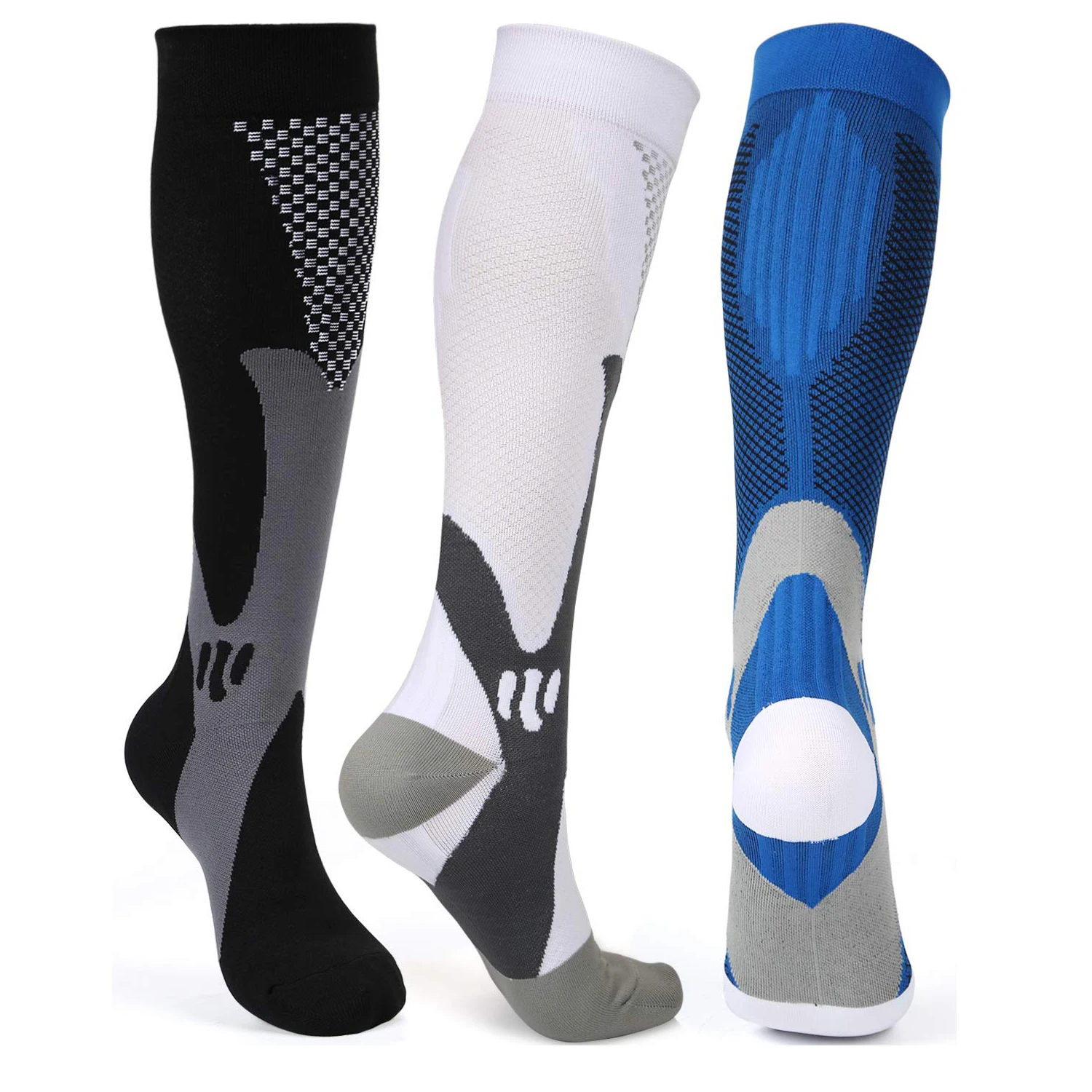 

Компрессионные носки Brothock, нейлоновые медицинские чулки для кормления, специализирующиеся на открытом воздухе, быстросохнущие дышащие спортивные носки для взрослых
