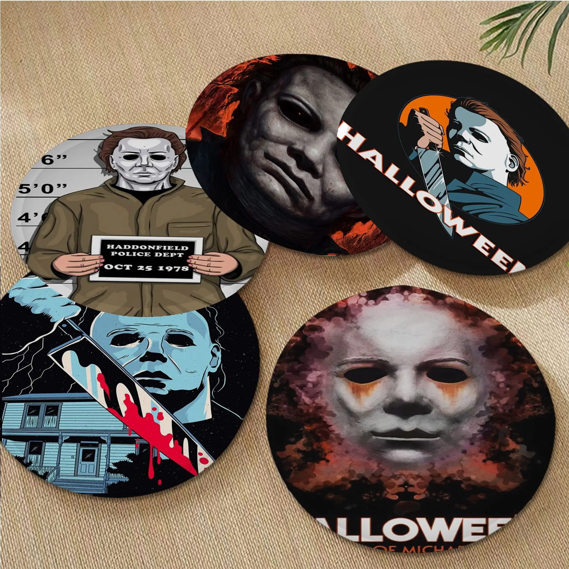 

Michael Myers Halloween Creative Plush Cushion Home Back Cushion Soft Comfortable 50x50cm Cushion Pads