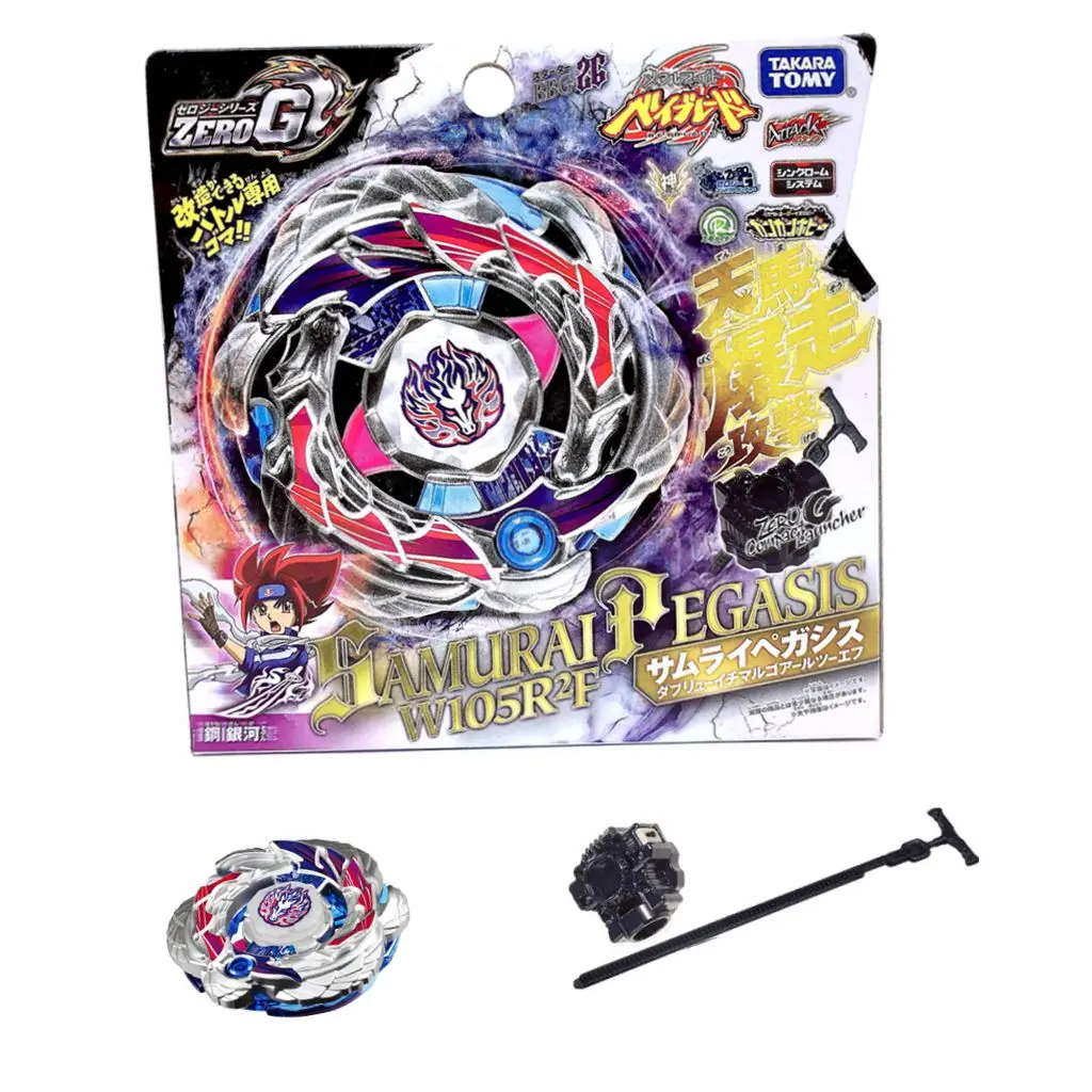 Beyblade BBG26 стартер Samurai Pegasis / Pegasus W105R2F Zero-G Shogun сталь