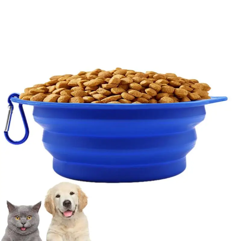 

Folding Silicone Dog Bowl Portable Travel Pet Food Container Collapsible Cat Dog Water Bowl Puppy Feeder Pet Accessories