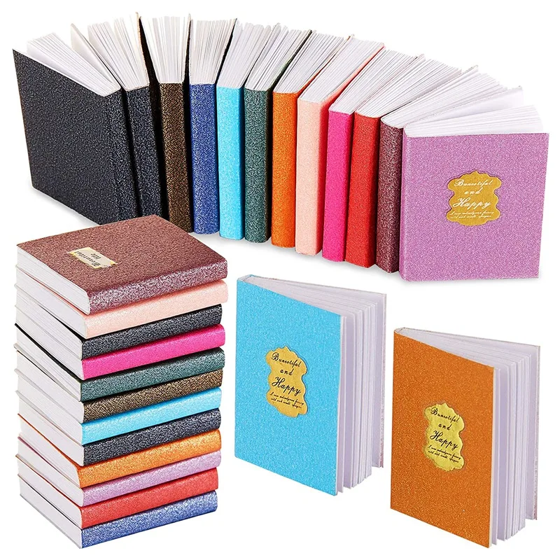 

24Pcs 1:12 Scale Miniatures Dollhouse Books Assorted Mini Books Dollhouse Mini Books Dollhouse Decoration Accessories