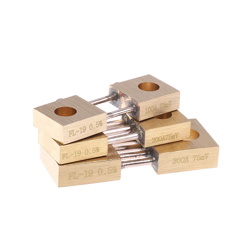 FL-19 Шунт 300A 200A 100A 75mV Амперметр постоянного тока Шунтирующий резистор для
