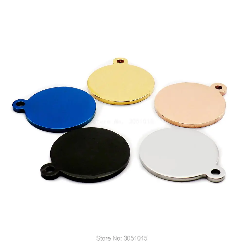 Оптовая продажа 20 шт нержавеющая сталь индивидуальная бирка для собак кошек