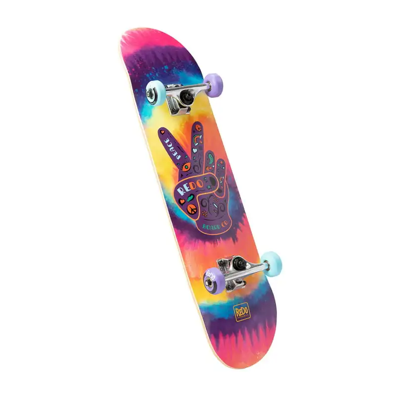

ReDo Skateboard 31" x 7.75" Gallery Pop Complete Skateboard Board Peace for Boys, Girls,