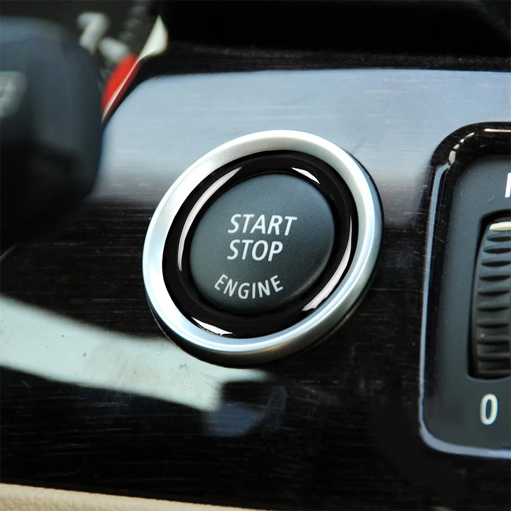 

Car Engine Start Stop Button Ignition Key Circle Sticker Trim Fits For BMW 3 Series Automotive Interior Stickers