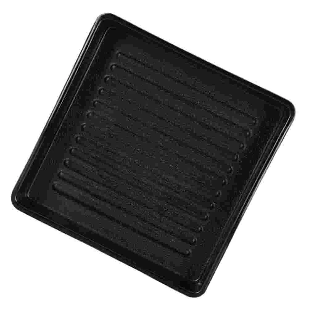 Креативная Квадратная тарелка для сервировки еды меламиновая барбекю