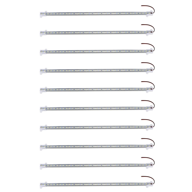 

10x50 см 12 в 36 лампочек 5630 SMD жесткая полоса из алюминия жесткая белая