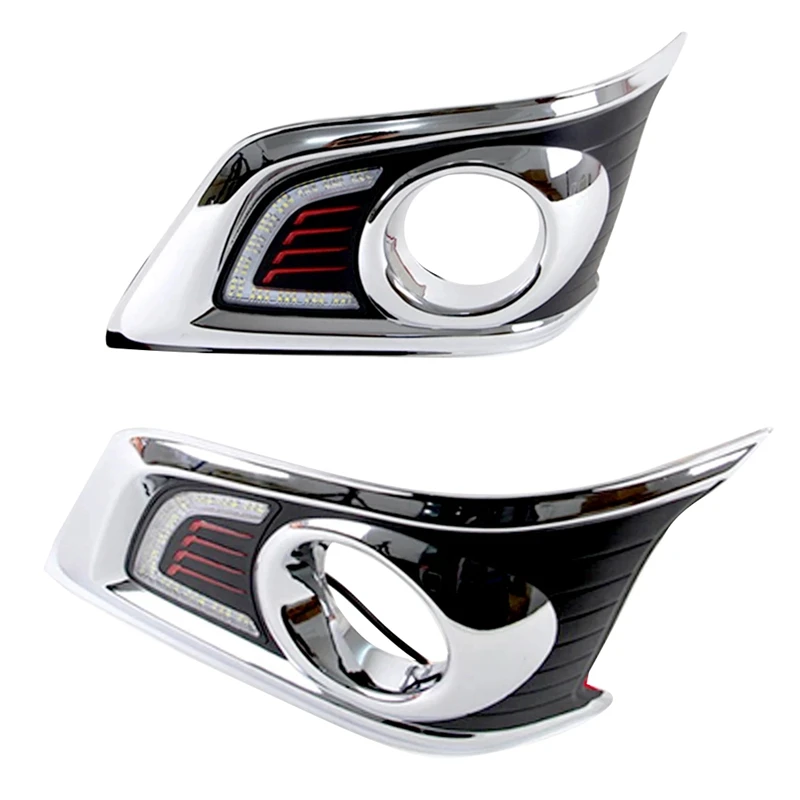 Дневные ходовые огни противотуманные фары 12 В для TOYOTA HILUX VIGO CHAMP 2012 2013 2014 1 пара