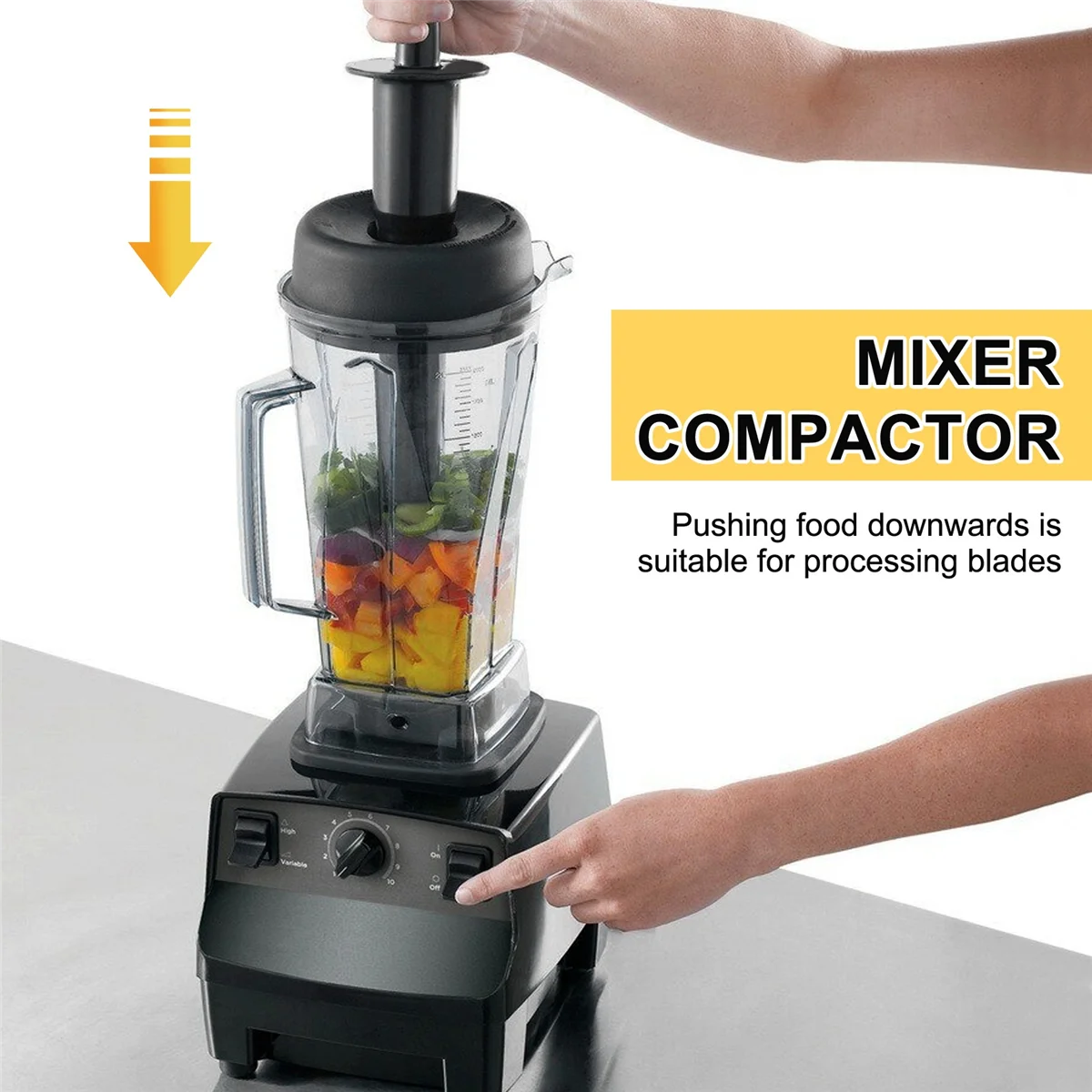 Пластиковый плунжер для тампера блендера и ускорителя блендеров Vitamix 760/5000/5200