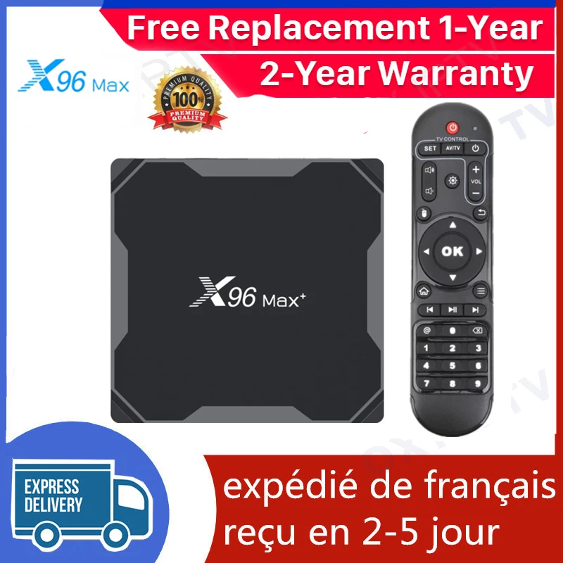

X96 MAX Plus Android 9.0 TV BOX 4G 64G 4G 32G Amlogic S905X3 Quad Core x96 max+ media Player smart IP TV box set top box