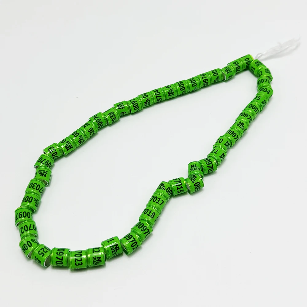 2025 кольцо для голубей 8 мм с номерами алюминиевое пластиковое птиц разноцветные