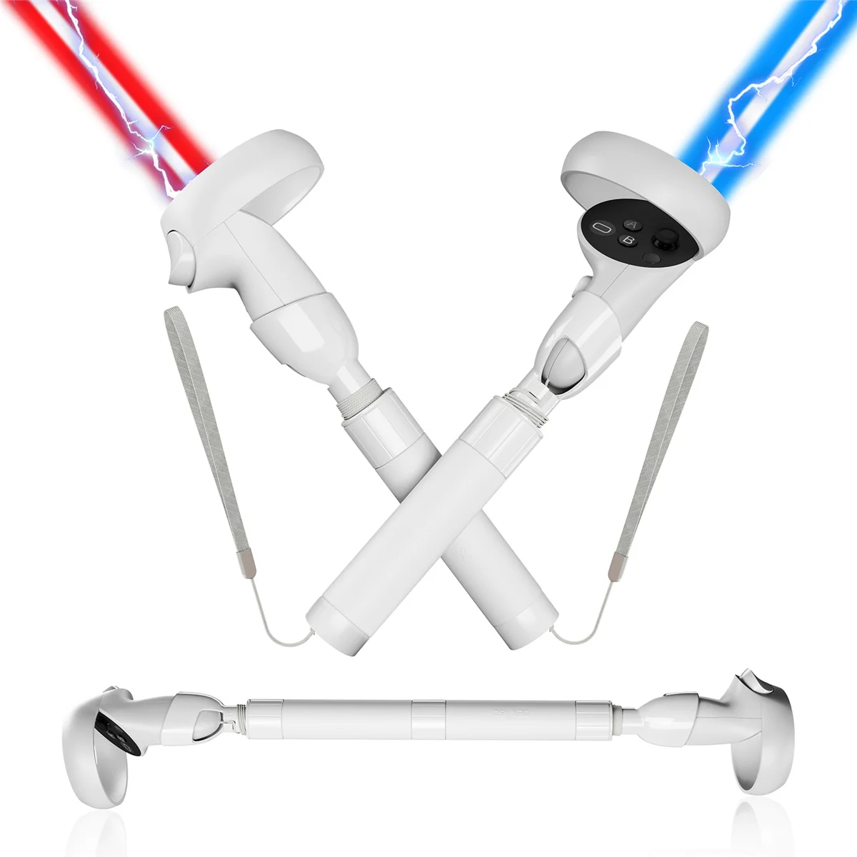 

Beat Saber Handles Controller for Oculus Quest2 Lightsaber RGB Light Tube VR Workout Games Handle VR Accessories
