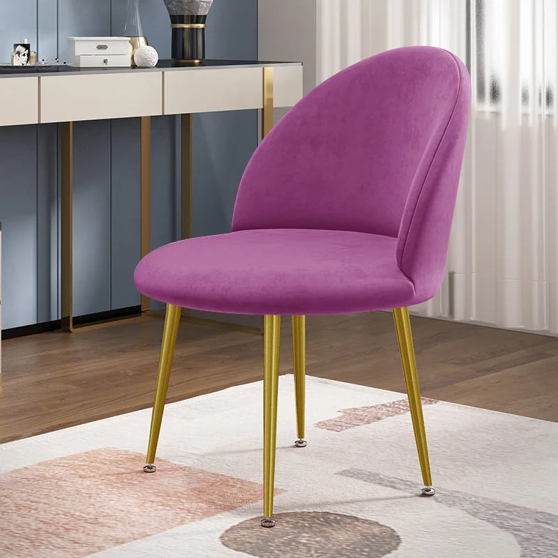 

Super Soft Velvet Chair Cover Duckbill Curved Dining Chair Slipcover Low Back Solid Thick Seat Covers For Kitchen Hotel Decor