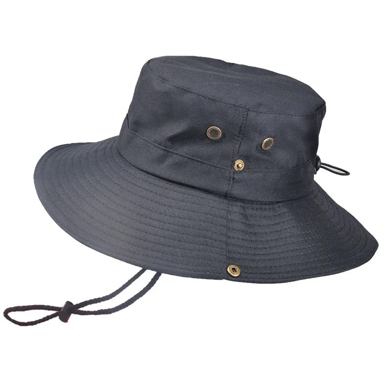 

Outdoor UV Protection Sun Hats For Women Men Summer UPF50+ Fisherman Caps Male Breathable Hiking Fishing Bucket Hat