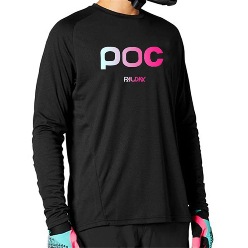 Новинка 2024 Мужская велосипедная рубашка RAUDAX POC дышащий велосипедный костюм для