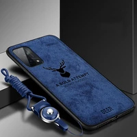 for oppo a54 a55 a74 case soft siliconehard fabric deer cat protective back cover case for oppo a93 a94 a95 a73 a53 2020 shell