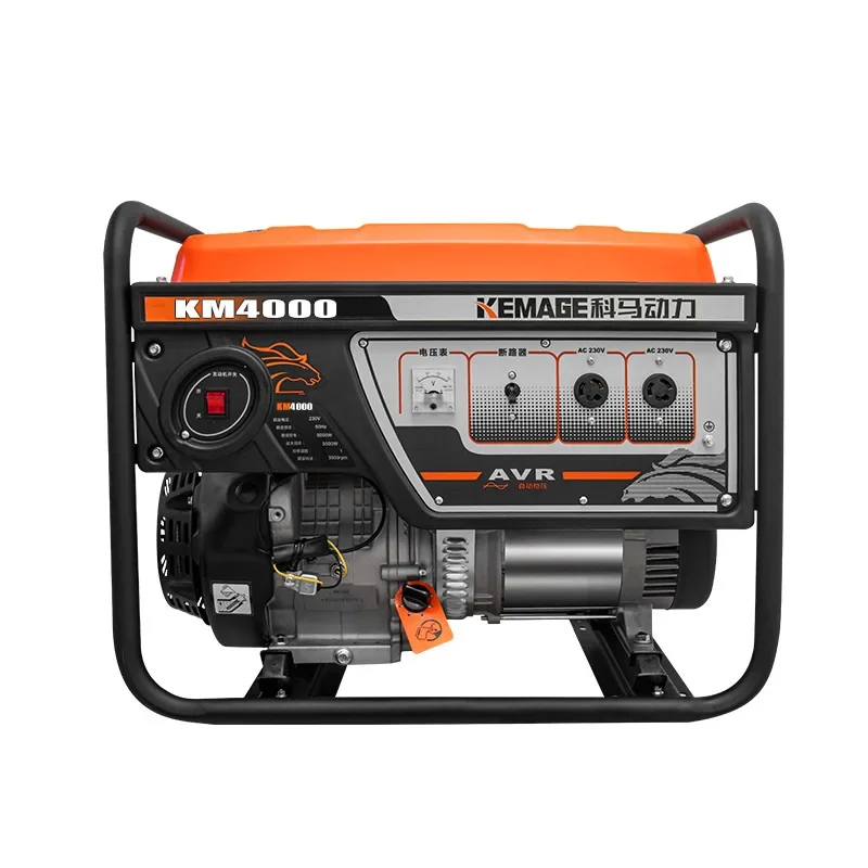 # YUNYI Китай Оптовая Продажа 220V 50HZ 3000W 5000W 8000W Открытый каркас бензиновый генератор