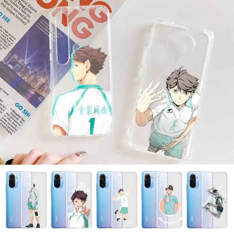 

anime Haikyuu Oikawa Phone Case for Samsung A51 A52 A71 A12 for Redmi 7 9 9A for Huawei Honor8X 10i Clear Case