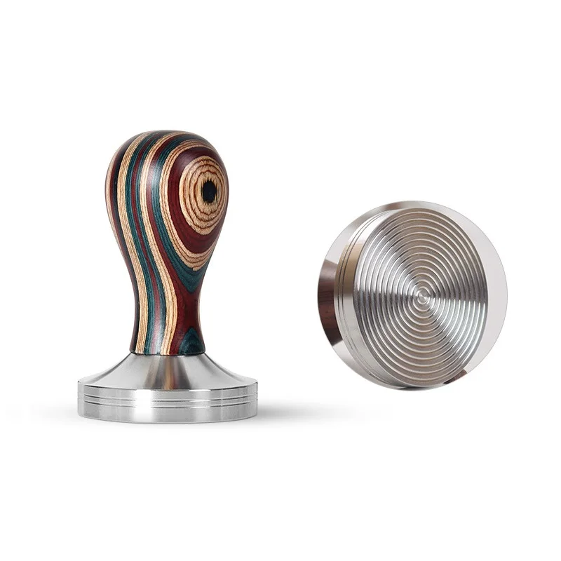 

Темпер для кофе XMSJ из нержавеющей стали с деревянной ручкой