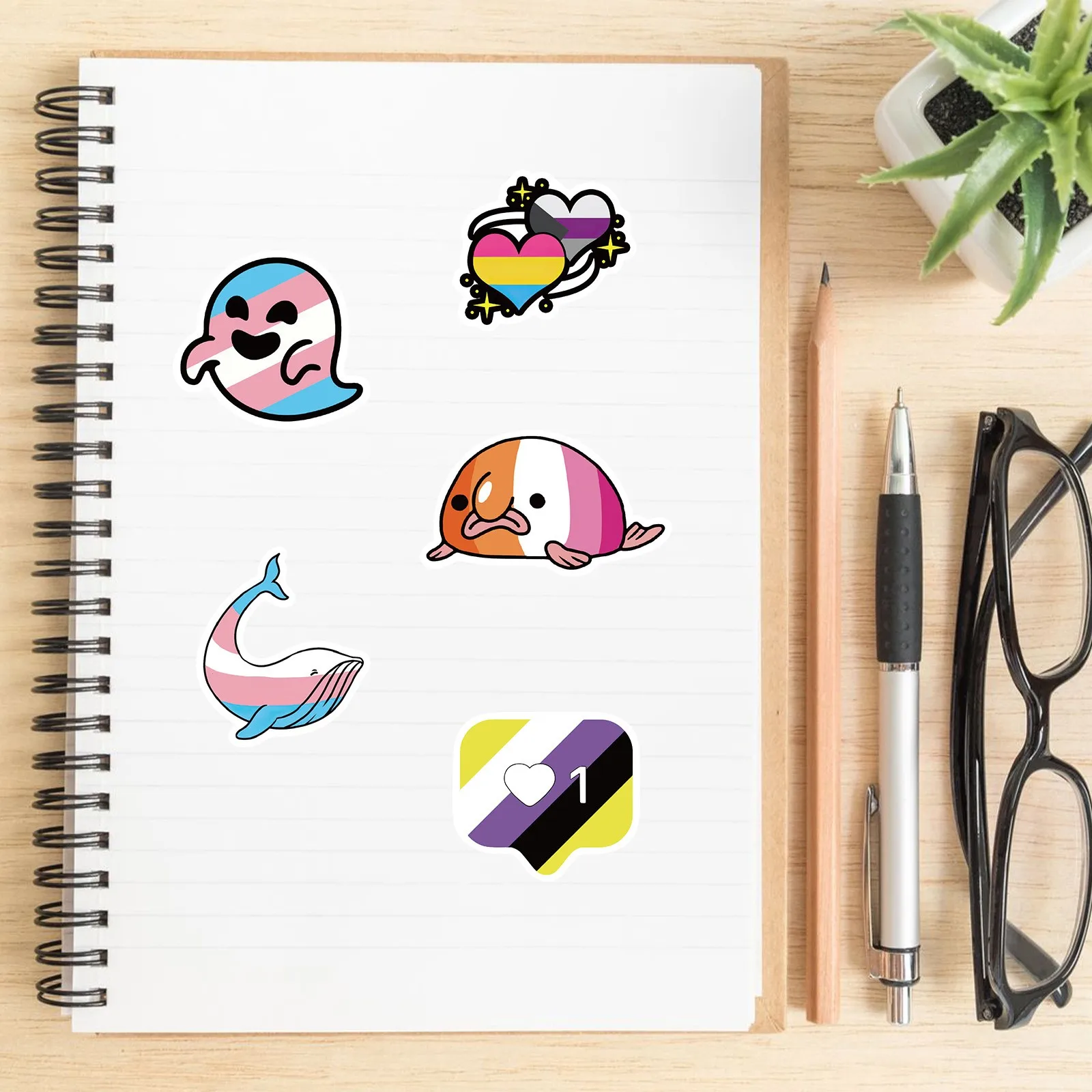 

Mixed Gender Graffitis Stickers Decorate Luggage Notebook DIY Waterproof Stickers Neon Stickers