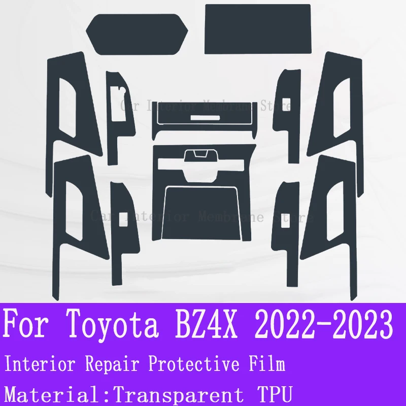 Прозрачная защитная пленка из ТПУ для Toyota BZ4X 2022-2023