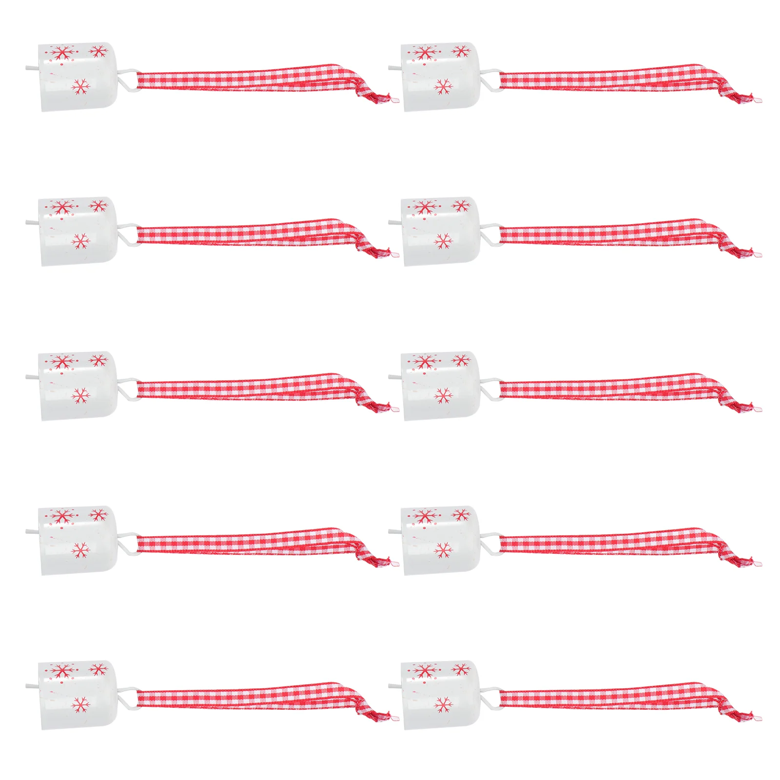 

10pcs Creative Christmas Tree Ornaments Bells Christmas Bells for Home