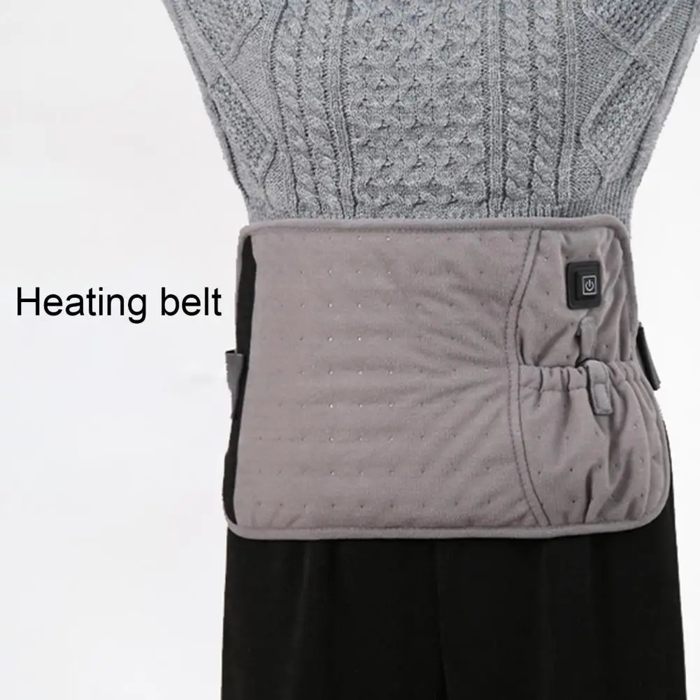 

Heating Pad Elastic Strap Large Heating Range USB Charging Soft Touch Waist Wrapping Heating Pad for Lumbar