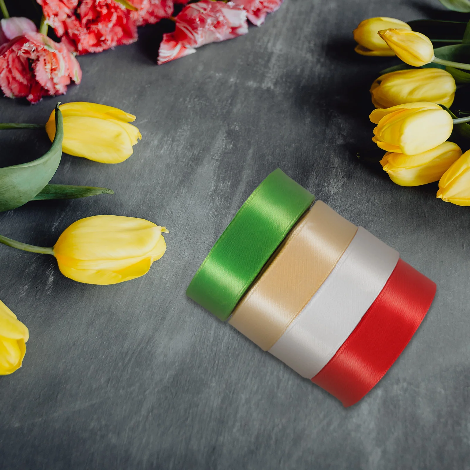 

4 Rolls Festival Package Ribbons Crafted Package Ribbons Festival Gift Ribbons Packing Ribbon