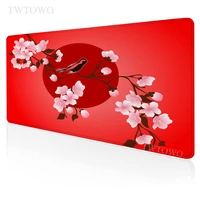 japanese cherry blossoms sakura mouse pad gamer xl custom large new mousepad xxl mouse mat office natural rubber anti slip