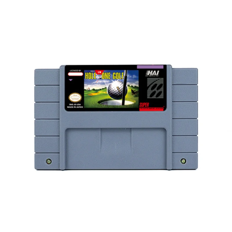 

Игра для гольфа HAL's Hole in One для SNES 16 бит Ретро тележка детский подарок