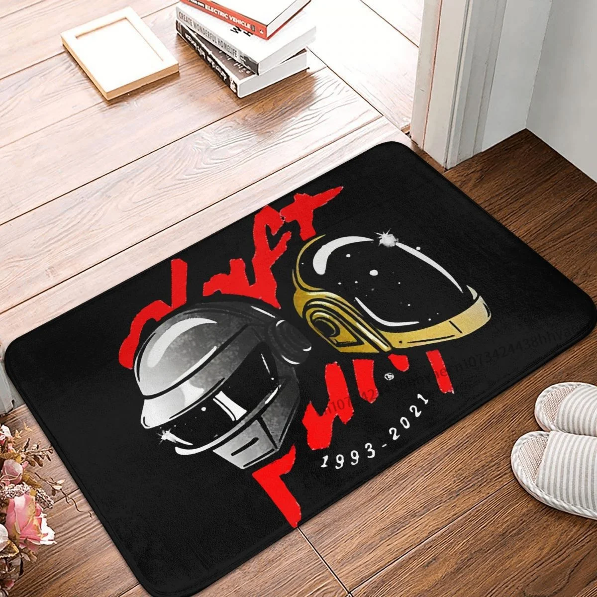 

Daft Punk Electronic Music Band Bedroom Mat Think About Ways Doormat Kitchen Carpet Entrance Door Rug Home Decoration