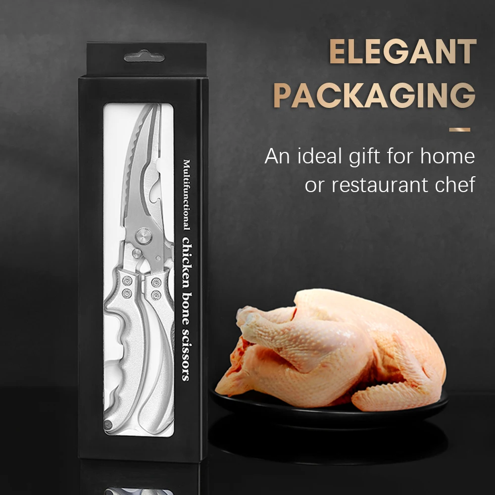 

Кухонные мощные куриные кости ножницы утка нож для рыбы резак ножницы из нержавеющей стали кухонные ножницы нож инструмент для приготовлен...
