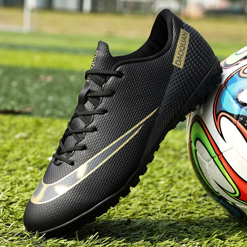TF/AG Men Kids Soccer Shoes Professional Training Football Boots Men Soccer Cleats Sneakers Children Turf Futsal Football Shoes