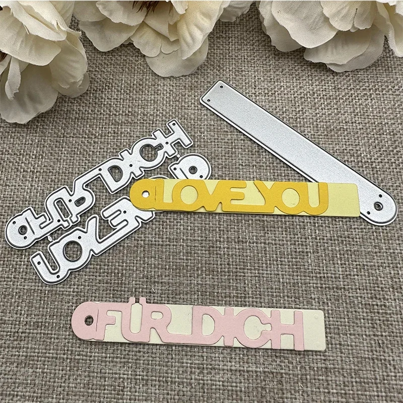 Украшение букв металлические штампы трафареты для DIY скрапбукинг декоративная