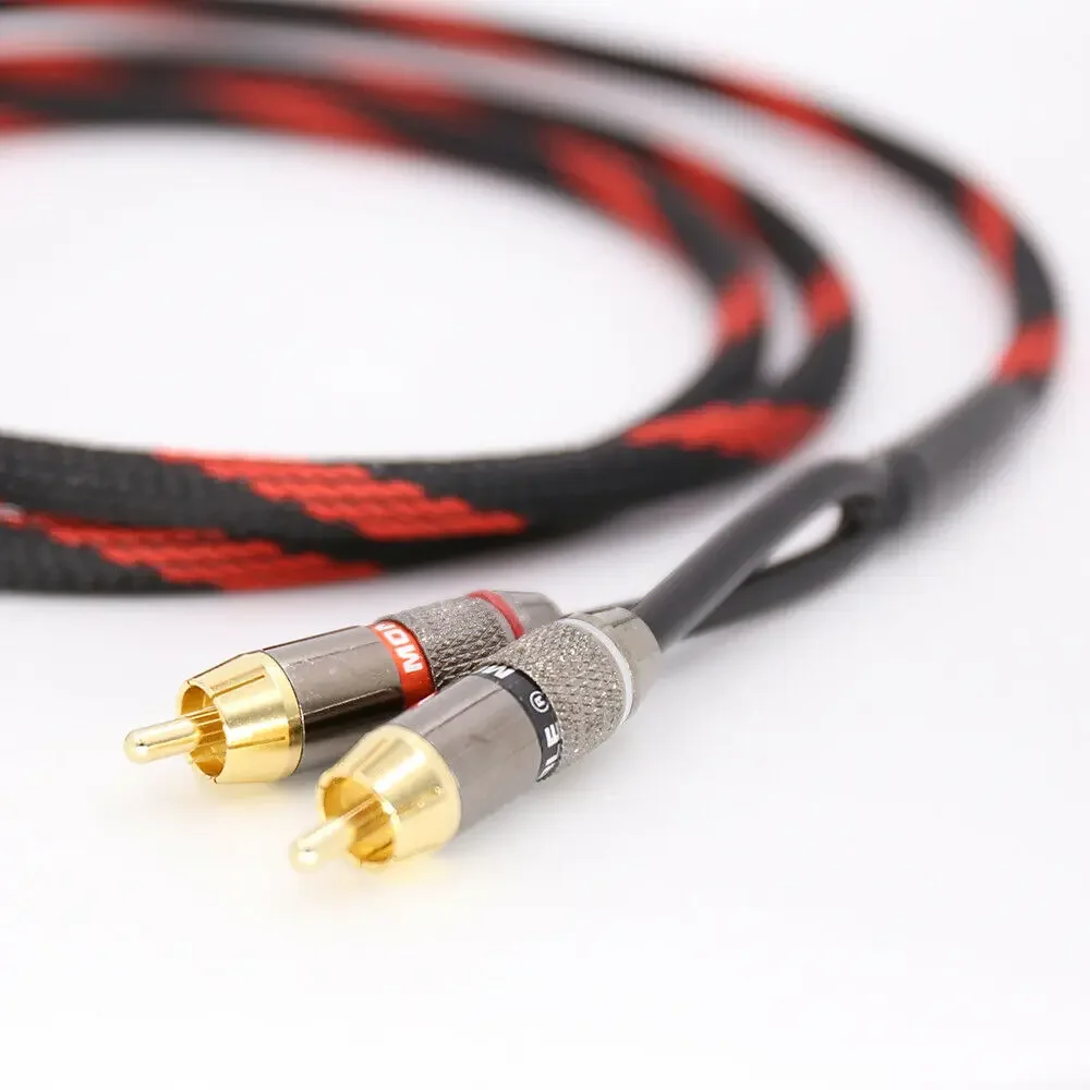 Высококачественный Hi-Fi кабель RCA провод аудиосигнала разъем 3 5 мм от одного до