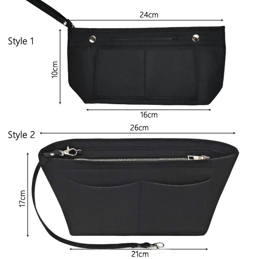 

Фетровая сумка-вставка многокарманная