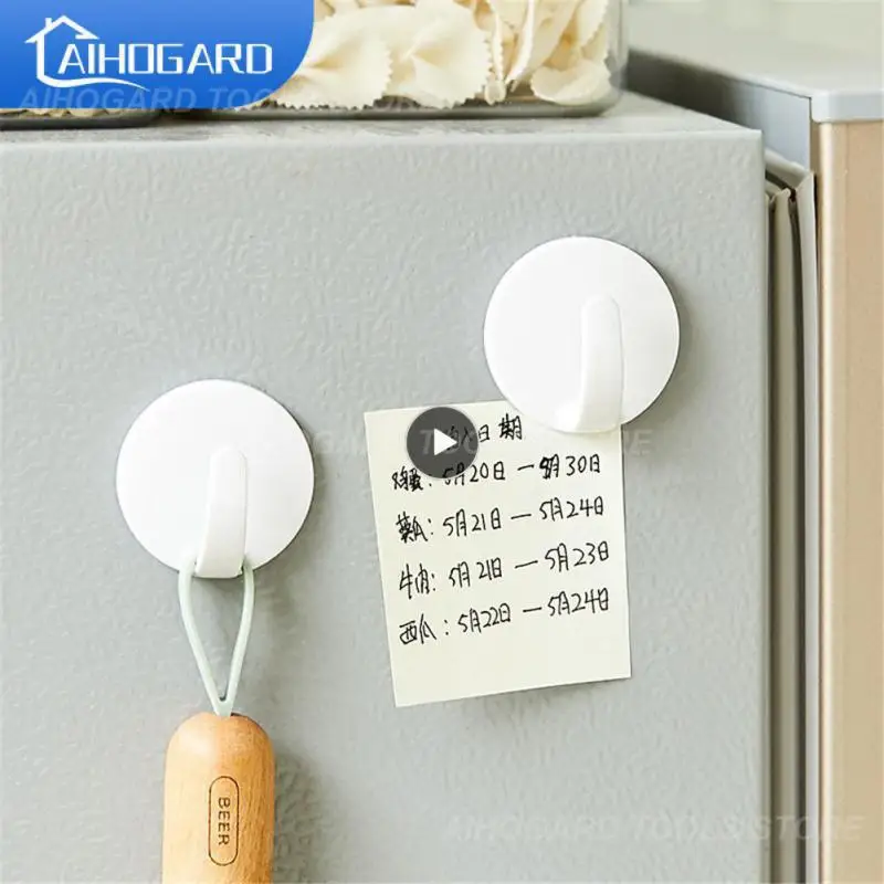

Magnetic Hook Convenient Magnet Hook Durable Reusable Strong Load-bearing Capacity Household Storage Tools Key Hanger Hook