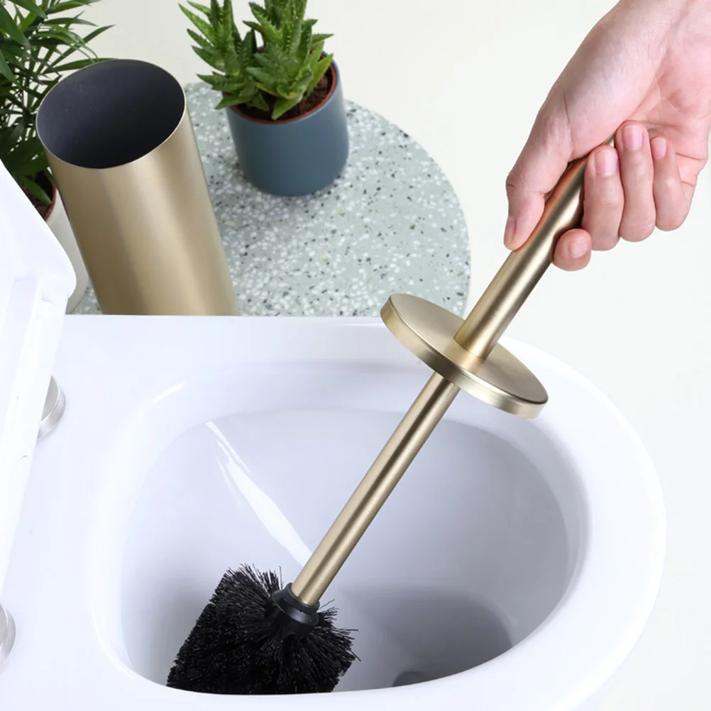

1PC Modern Creative Stainless Steel Handle Toilet Cleaner for Restroom Bathroom