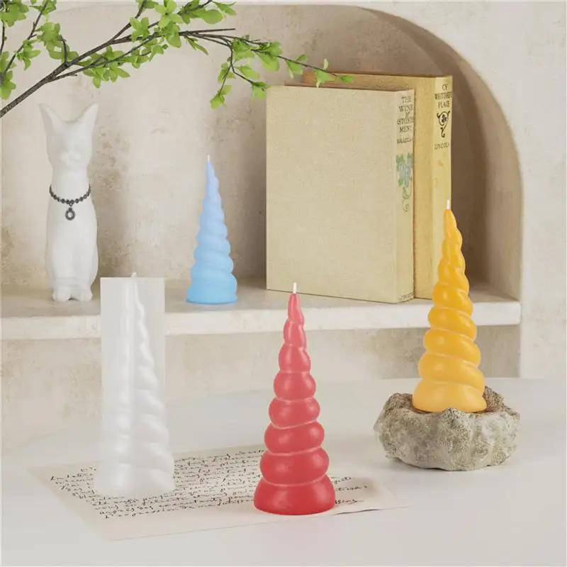 Силиконовая 3D-форма для рождественских елочных свечей инструменты рукоделия