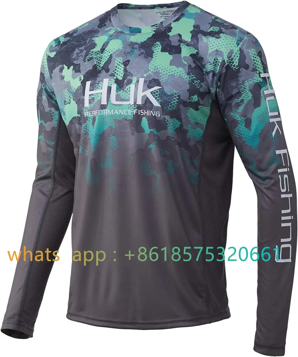 

Huk Men's Icon X Camo Upf 50+ Long-sleeve Fishing Shirt Fishing Shirt Performance Fishing Shirt Sunscreen Anti-uv Fishing Jersey