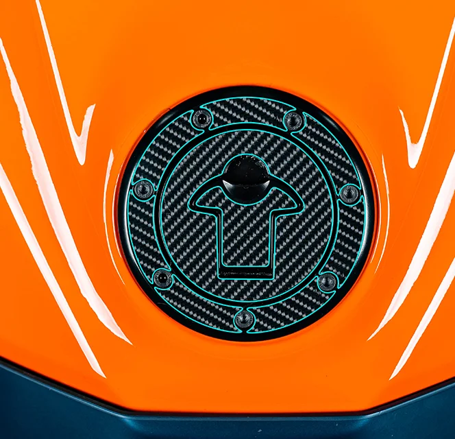 Для KTM RC390 2022 мотоциклетная Нескользящая подушка для топливного бака боковая