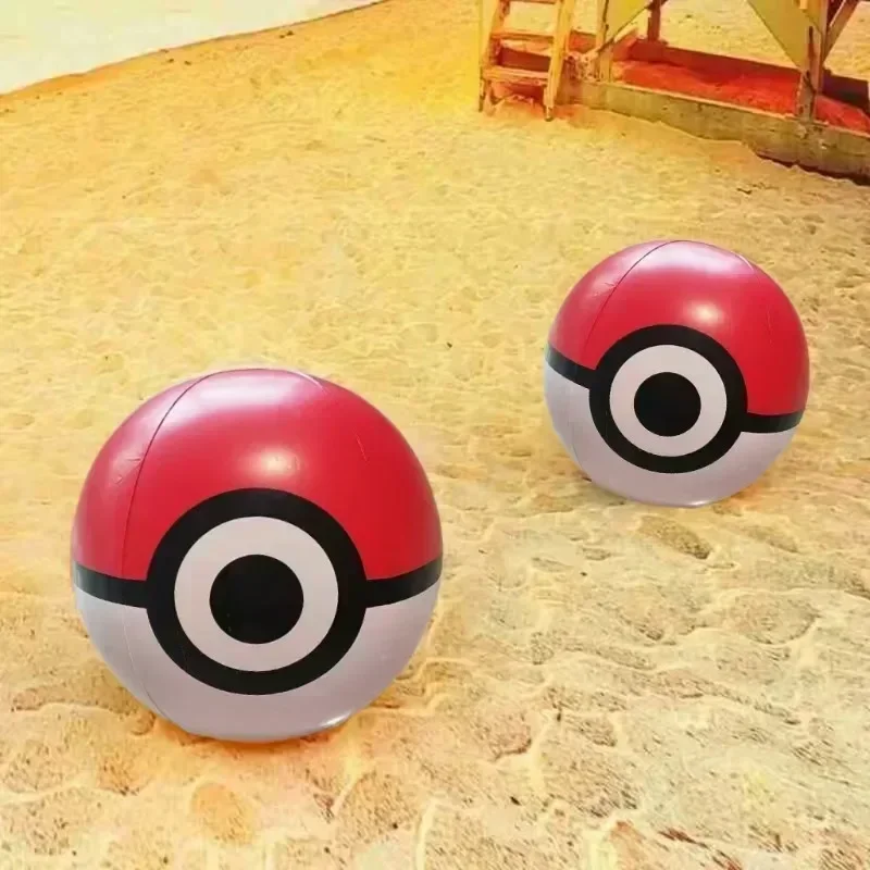 Надувной мяч с изображением покемонов пляжный аэрогрированные пляжные мячи из