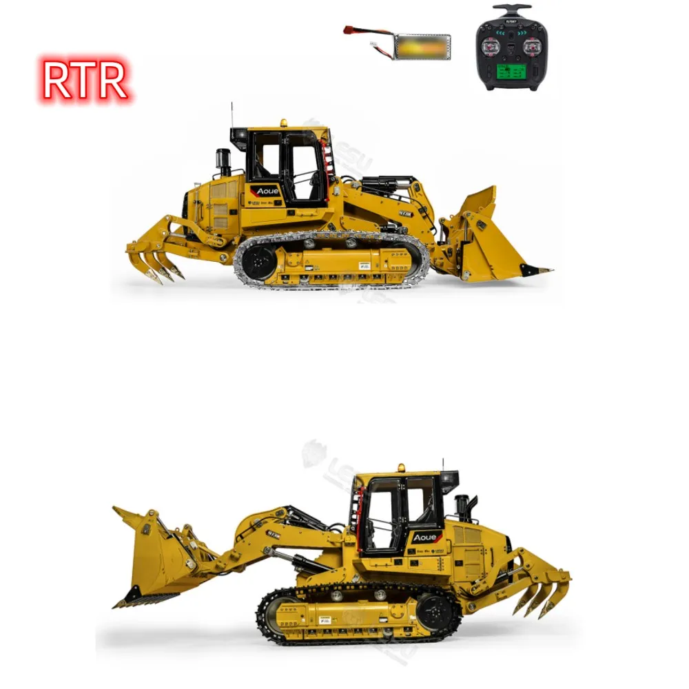 LESU AOUE 973K 1/14 RTR RC гидравлический металлический погрузчик грузовики окрашенная