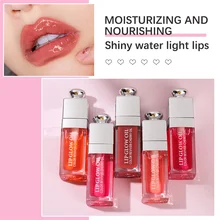 Jelly Moisturizing Lip Oil Plumping Sexy Lip Glow Oil Tinted Fashion Hydrating Lip Balm Gloss Lips Glow Oil Treatment Makeup 6ml